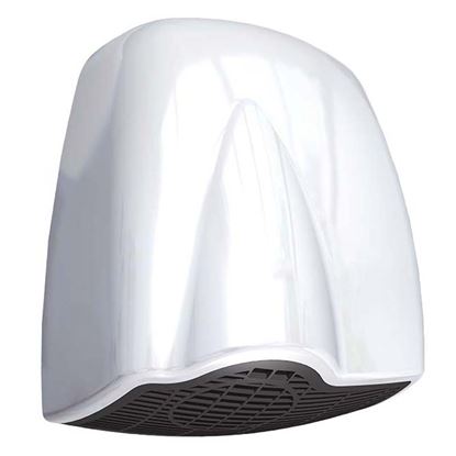 Immagine di ASCIUGAMANI A FOTOCELLULA QIBLI, MARCATURA CE,  COVER IN ABS BIANCO, POTENZA TOTALE 1850 W, POTENZA RESISTENZA 1785 W