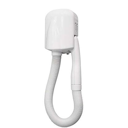 Immagine di ASCIUGACAPELLI AUTOMATICO YUL, CON TUBO E PRESA RASOIO,POT 2 VELOCITÀ 400 W – 700 W, PRESA RASOIO INCORPORATA 220-110 V