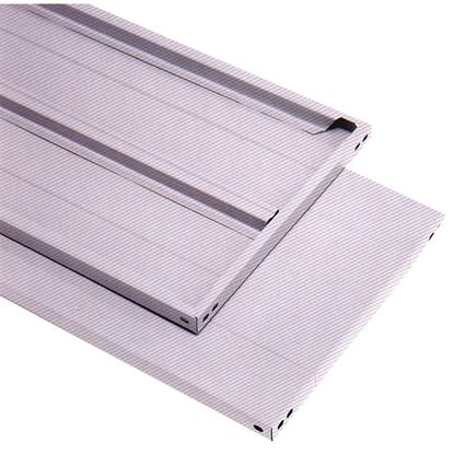 Immagine di RIPIANO MARTELLATO, 120X40 CM, UN RINFORZO, PORTATA 110 KG, MONTAGGIO A BULLONI