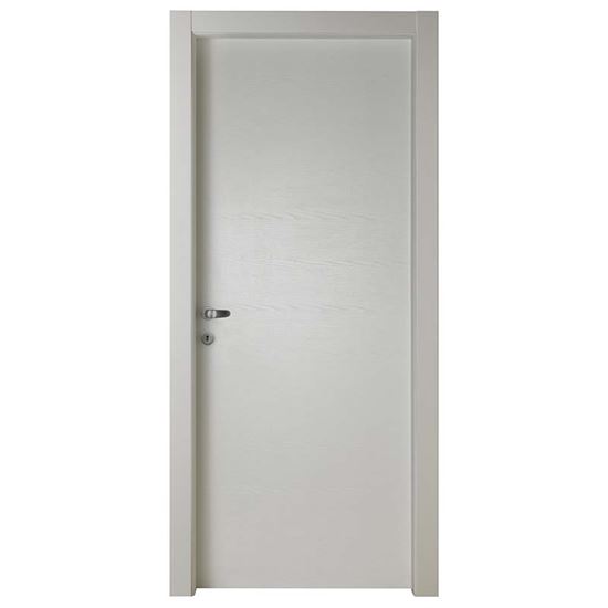 PORTA ARIANNA REVERSIBILE FRASSINO BIANCO, BATTENTE, 90X210 CM, PORTE,  FINESTRE E SCALE - Ottimax