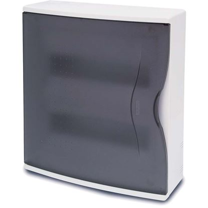 Immagine di  CENTRALINO DA PARETE 24 MODULI, PORTELLO TRASPARENTE, IP40