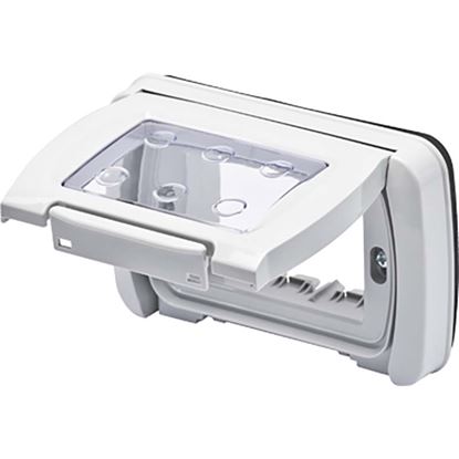 Immagine di PLACCA STAGNA GEWISS, SYSTEM, AUTOPORTANTE, 3 MODULI, GRIGIO