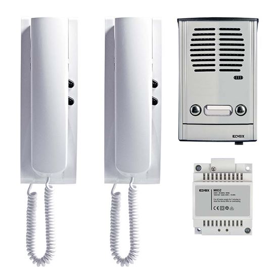 Immagine di KIT CITOFONICO 885E BIFAMILIARE, CON COLLEGAMENTO A 4+2 CONDUTTORI