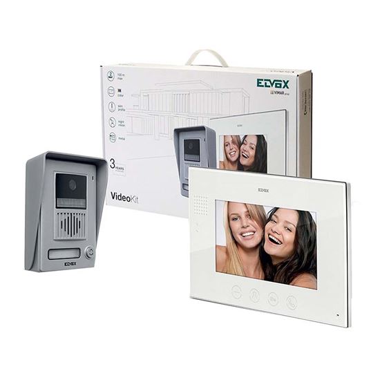 Vimar Videocitofono Vivavoce Con Monitor 7" LCD - Kit Completo Con Alimentatore Internazionale - Foto 6