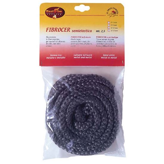 Immagine di GUARNIZIONE FIBROVET SEMIELASTICA PER STUFE, Ø 8 X 2,5 MT