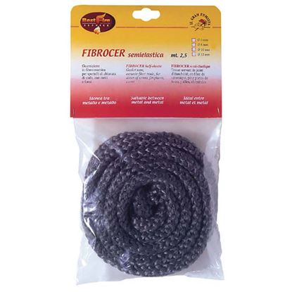 Immagine di GUARNIZIONE FIBROVET SEMIELASTICA PER STUFE, Ø 12 X 2,5 MT