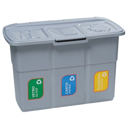 Immagine di PATTUMIERA ECOPAT, COLORE GRIGIO, 75X37X50 CM