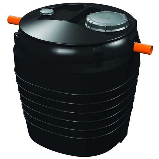 Immagine di VASCA IMHOFF SETTICA, SEDIMENTATORE 1200 LT, DIGESTORE 3300 LT, PER ABITANTI EQUIVALENTI 9