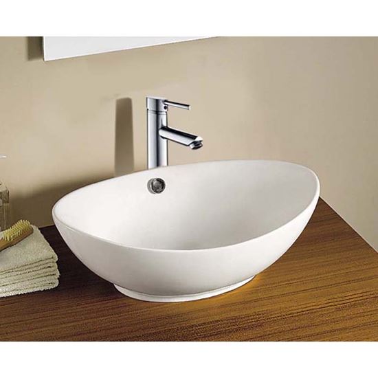 Immagine di LAVABO APPOGGIO, IN CERAMICA, 60X38X19,5 CM