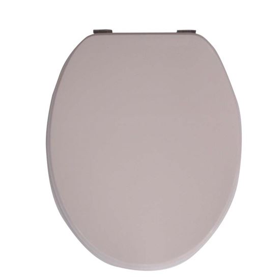 Immagine di SEDILE WC UNIVERSALE, IN MDF, LACCATO CHAMPAGNE LUCIDO