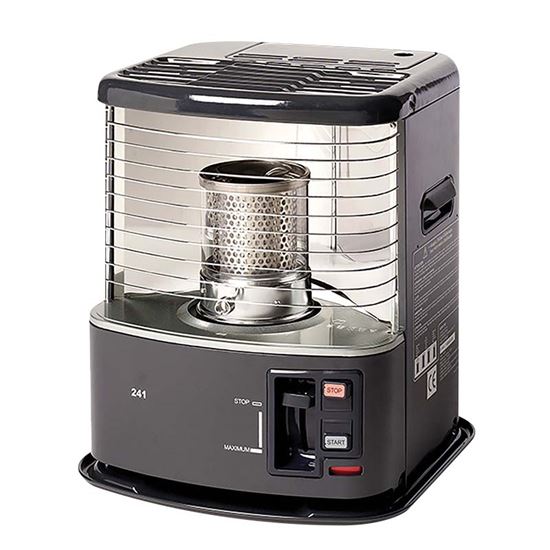 Immagine di STUFA A COMBUSTIBILE LIQUIDO TOSAI 241 2200 W, A STOPPINO, CAPACITÀ RISCALDAMENTO M³ 80, SERBATOIO 3,8 LITRI