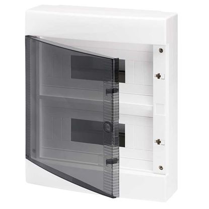Immagine di CENTRALINO DA ARREDO GEWISS, PARETI LISCE, ALLOGGIAMENTO MORSETTIERE, 12X2, IP40, 24 MODULI