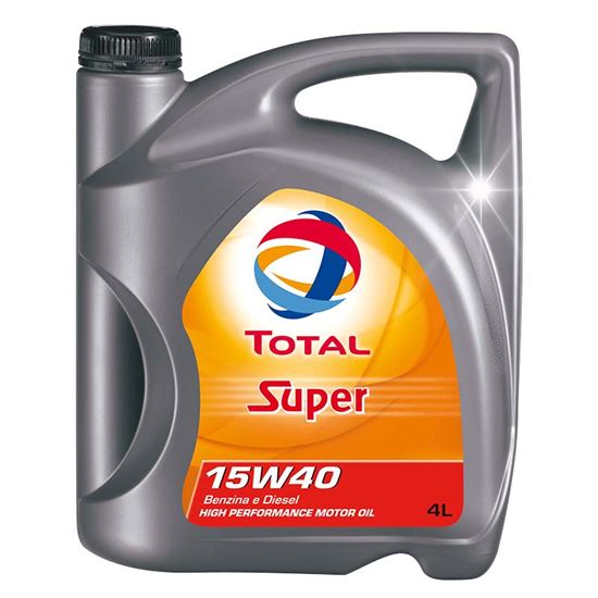 Immagine di OLIO TOTAL SUPER 15W40, 4 LT