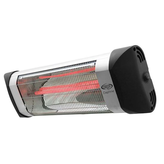 Immagine di RISCALDATORE ARGO DAPHNE PER ESTERNO 2000 W, RESISTENZA IN FIBRA DI CARBONIO DI LUNGA DURATA, CALORE IMMEDIATO