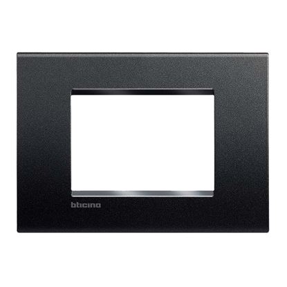 Immagine di PLACCA LIVING LIGHT, 3 POSTI, COLORE ANTRACITE
