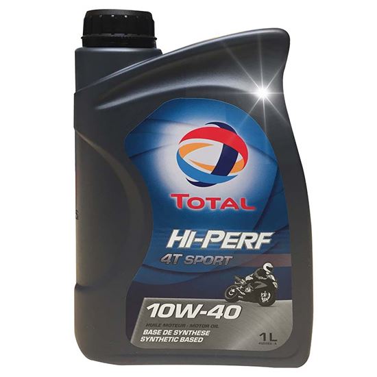 Immagine di OLIO TOTAL HI-PERF 4T SPORT 10W40, 1 LT