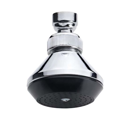 Immagine di SOFFIONE DOCCIA TONDO, ATTACCO SNODATO G.1/2”, UGELLI ANTICALCARE , LEGGERO E FACILE DA INSTALLARE