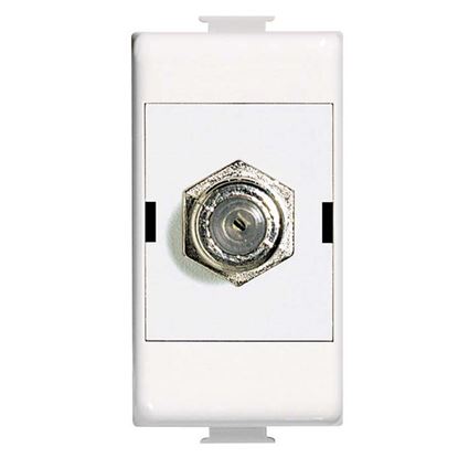 Immagine di PRESA TV DIRETTA MATIX BIANCA