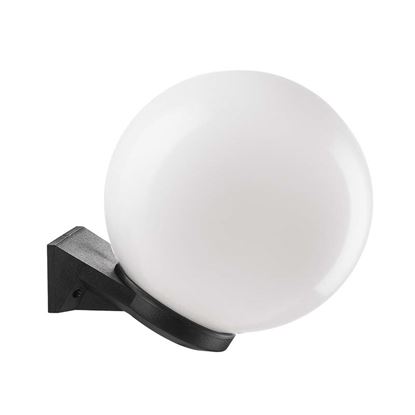 Immagine di APPLIQUEA SFERA Ø250 MM, BASE IN PLASTICA NERA, OPALE