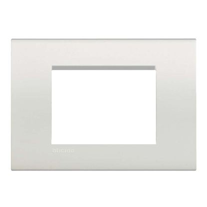 Immagine di PLACCA 3 POSTI, SERIE LIVING INT&LIGHT, BIANCA