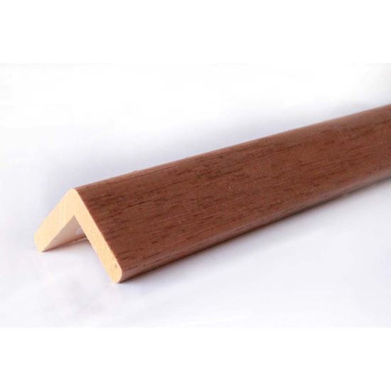 Immagine di PARASPIGOLO, AYOUS LISCIO, 20X20X3000 MM, NOCE SCURO