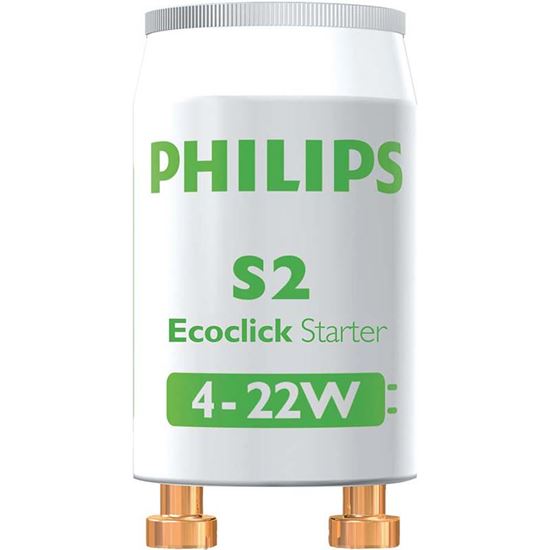 Immagine di STARTER S2, PER LAMPADA 4-22 W, 220-240V , CONFEZIONI 2 PEZZI