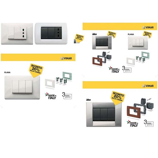 Immagine di SUONERIA 230V, 50-60HZ, SERIE PLANA, BIANCO