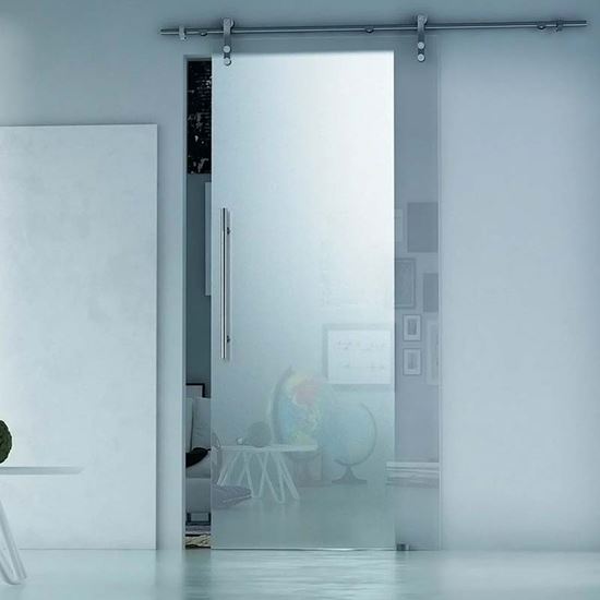 Immagine di PORTA SCORREVOLE, CRISTALLO TEMPERATO, 10 MM, NEUTRO, 86X215 CM, DX