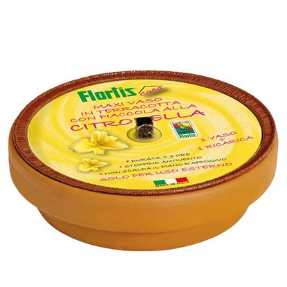 Immagine di MAXI VASO CON FIACCOLA CITRONELLA, COLORE RAME, Ø16,5 CM