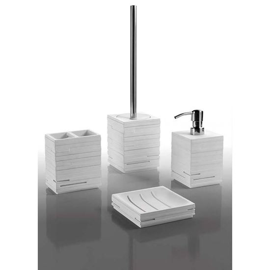 Immagine di PORTA SCOPINO, TERRA QUADROTTO, BIANCO