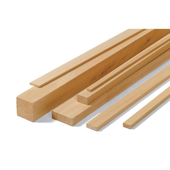 Listelli Legno Massello Abete 40x40 Mm - 4 Pezzi Da 3 Metri Piallati - Foto 3