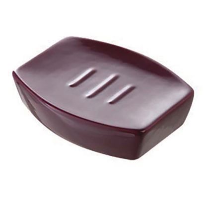 Immagine di PORTA SAPONE IN CERAMICA, PARIGI VIOLA