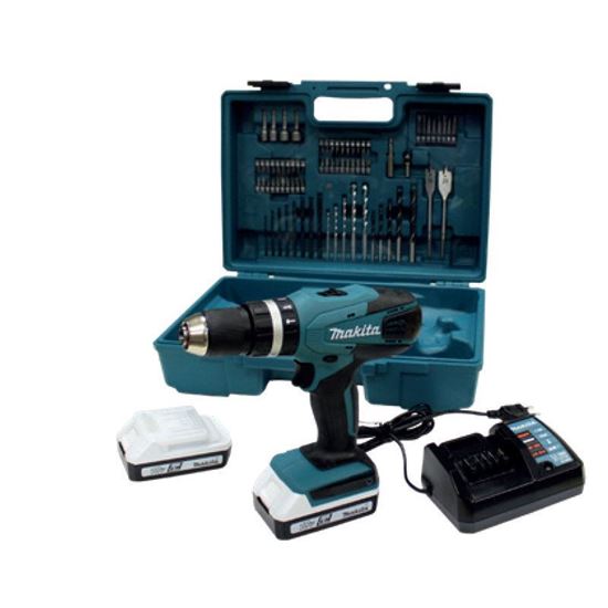 Immagine di TRAPANO AVVITATORE A PERCUSSIONE MAKITA 18 V 2 BATTERIE