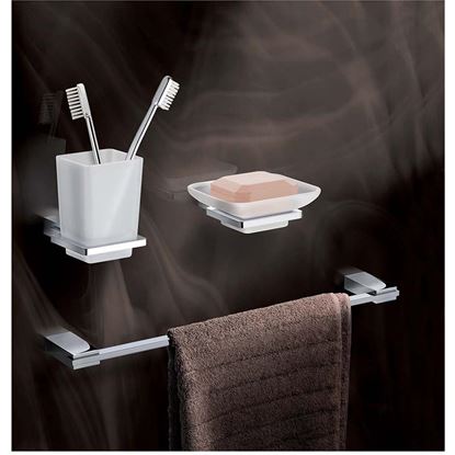 Immagine di PORTA BICCHIERE, KANSAS, CROMATO