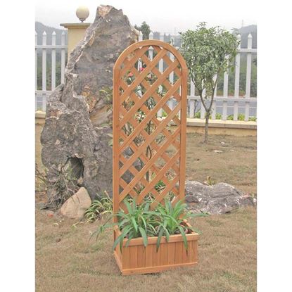 Immagine di FIORIERA IN LEGNO CM 45X30X H.135CM