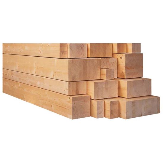 Immagine di TRAVE LAMELLARE, ABETE INDUSTRIALE GL24H MISURA 120 X 240 X 6 MT