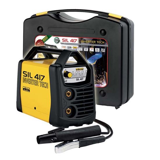 Immagine di SALDATRICE DECA INVERTER, SIL 417, 4,5 KW, COLLEGABILE A MOTOGENERAORI, CORRENTE DI SALDATURA 10-170 AH
