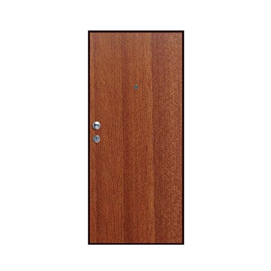 Immagine di PORTA BLINDATA MOD AXEL CM 90x210 APERTURA DX CON FALSO TELAIO  PANNELLO INTERNO COLORE NOCE