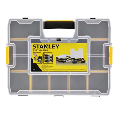 Immagine di ORGANIZER STANLEY, SPECIALE CONFIGURAZIONE DEGLI SCOMPARTI CHE PERMETTE DI OTTENERE SPAZI A 90° , 43X9X33 CM